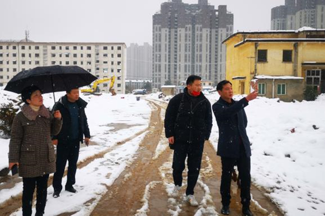 嚴(yán)防雨雪冰凍災(zāi)害 確保征遷地塊安全